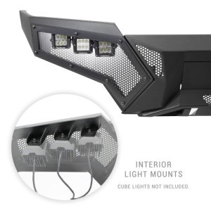 Toyota Tundra Bumper - Front - Go Rhino - Element w/ Fixed Light Bar Mount - Textured Black - `22-`26